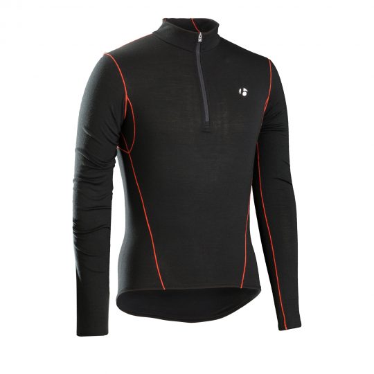BONTRAGER B3 1/4 ZIP LM ZWART
