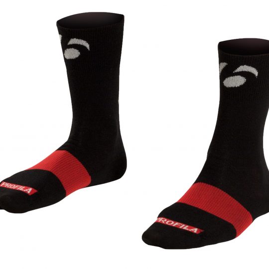SOKKEN BONTRAGER RACE 13 CM WOL ZW/ROOD