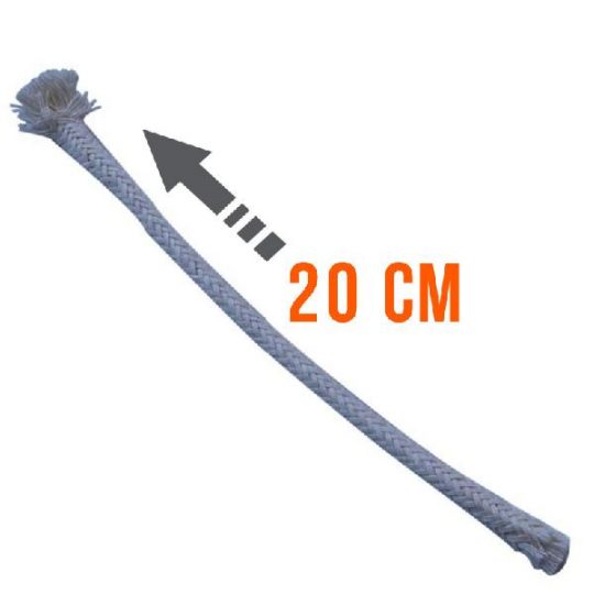 AANSTEEKLONT 20CM WIT V518