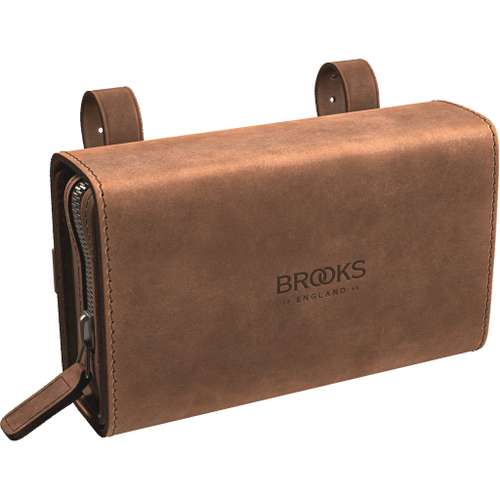 Brooks Zadeltas D-shaped Aged Bruin