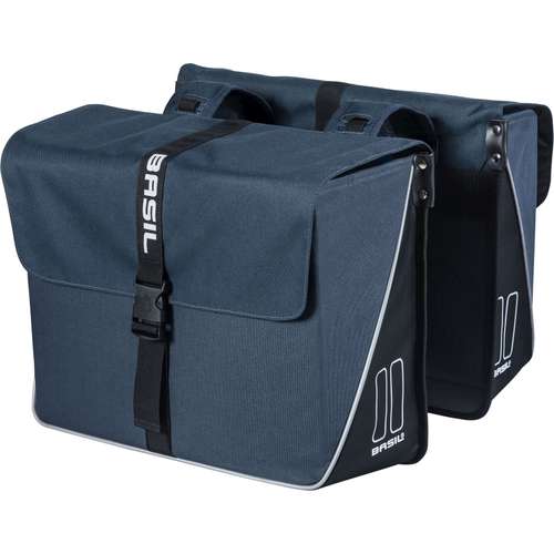 Basil Dubbele Fietstas Forte Blue/black