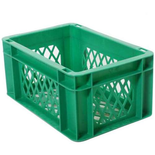 Merkloos Transport Bagage Krat Mini Groen
