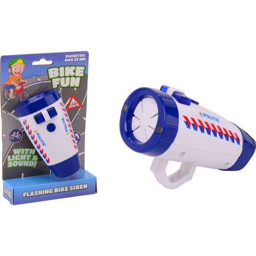 Bike Fun Politie Sirene Met Fietslamp