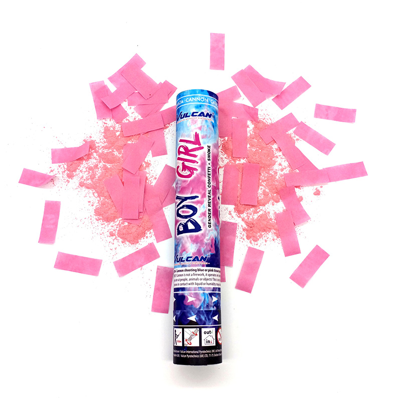 GENDER REVEAL SMOKE & CONFETTI PINK