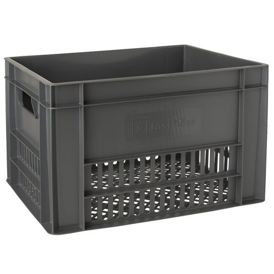 Fastrider Fietskrat Antraciet Recycled L