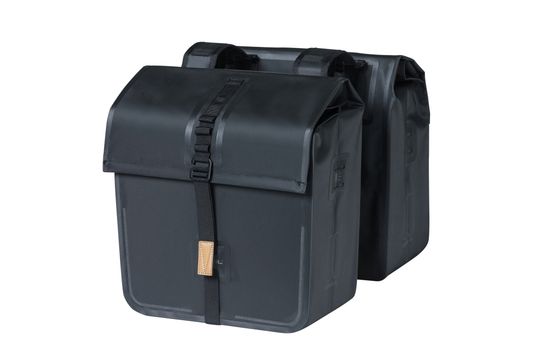 Basil Dubbele Tas Urban Dry Zwart