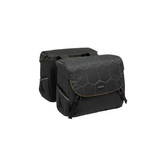 New Looxs Fietstas Dubbel Mondi Joy Quilted Black